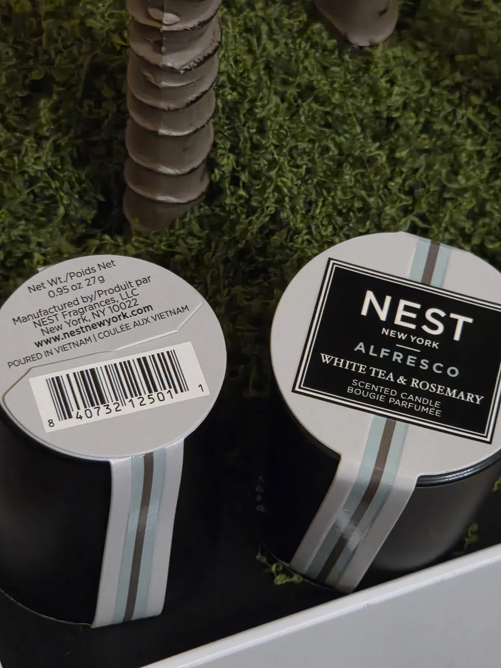 NEST New York Alfresco White Tea & Rosemary Scented Candle 0.95 oz – Set of 2